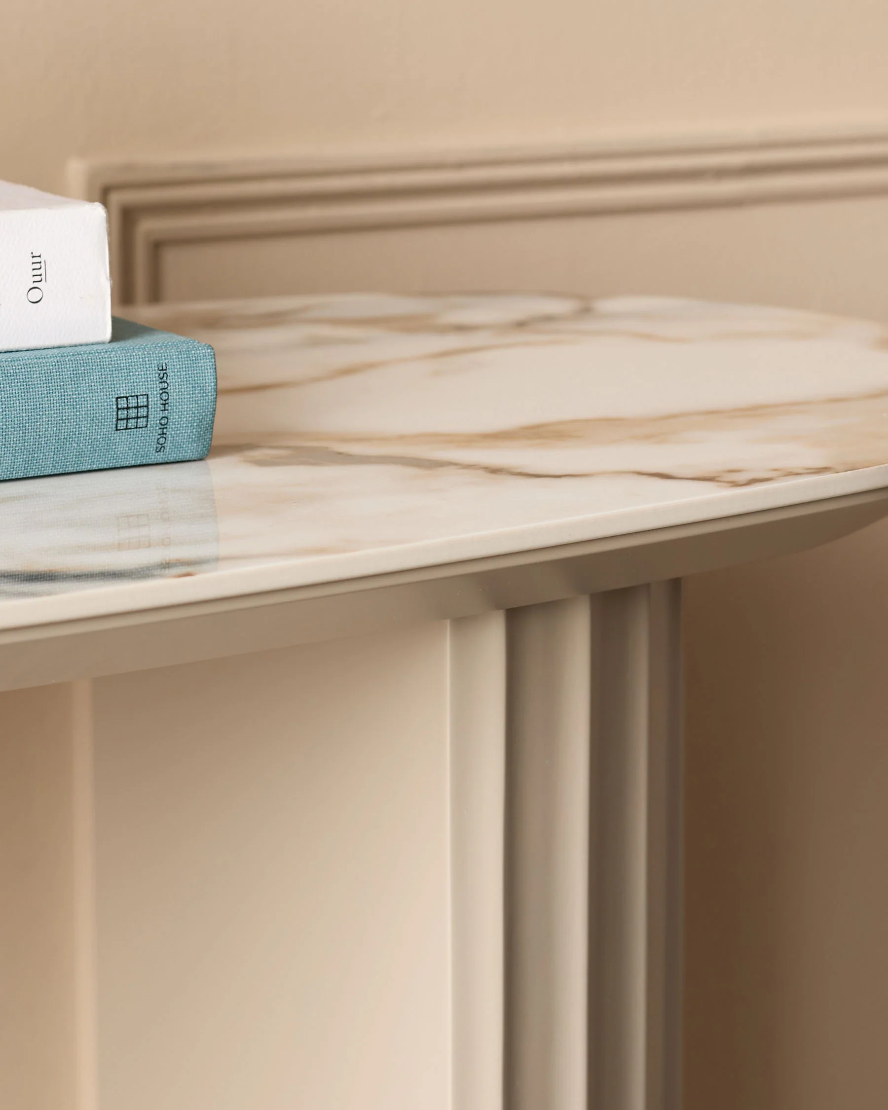 Austin natural ceramic console table - Image 6