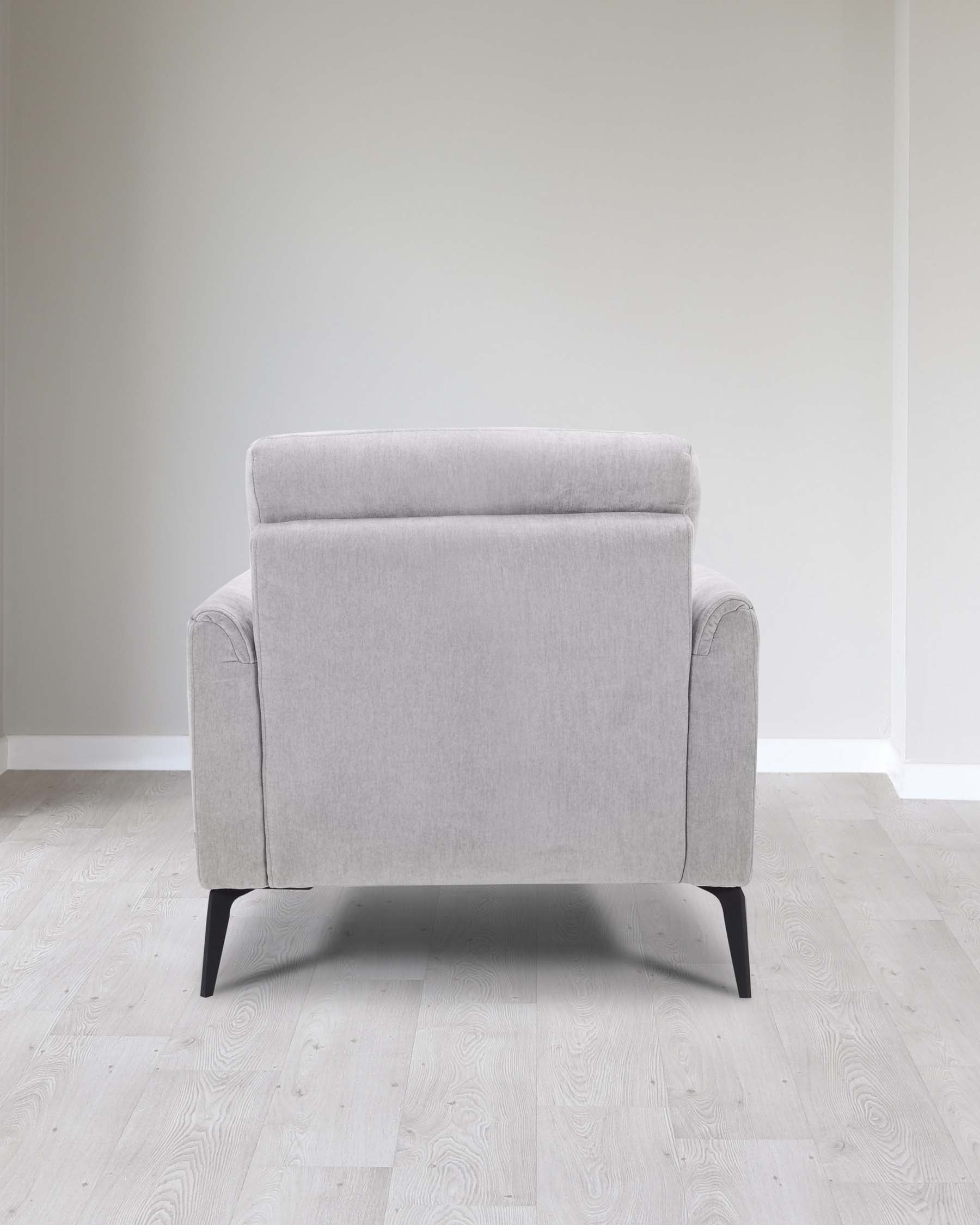 Brooks Light Grey Fabric Armchair - Image 11