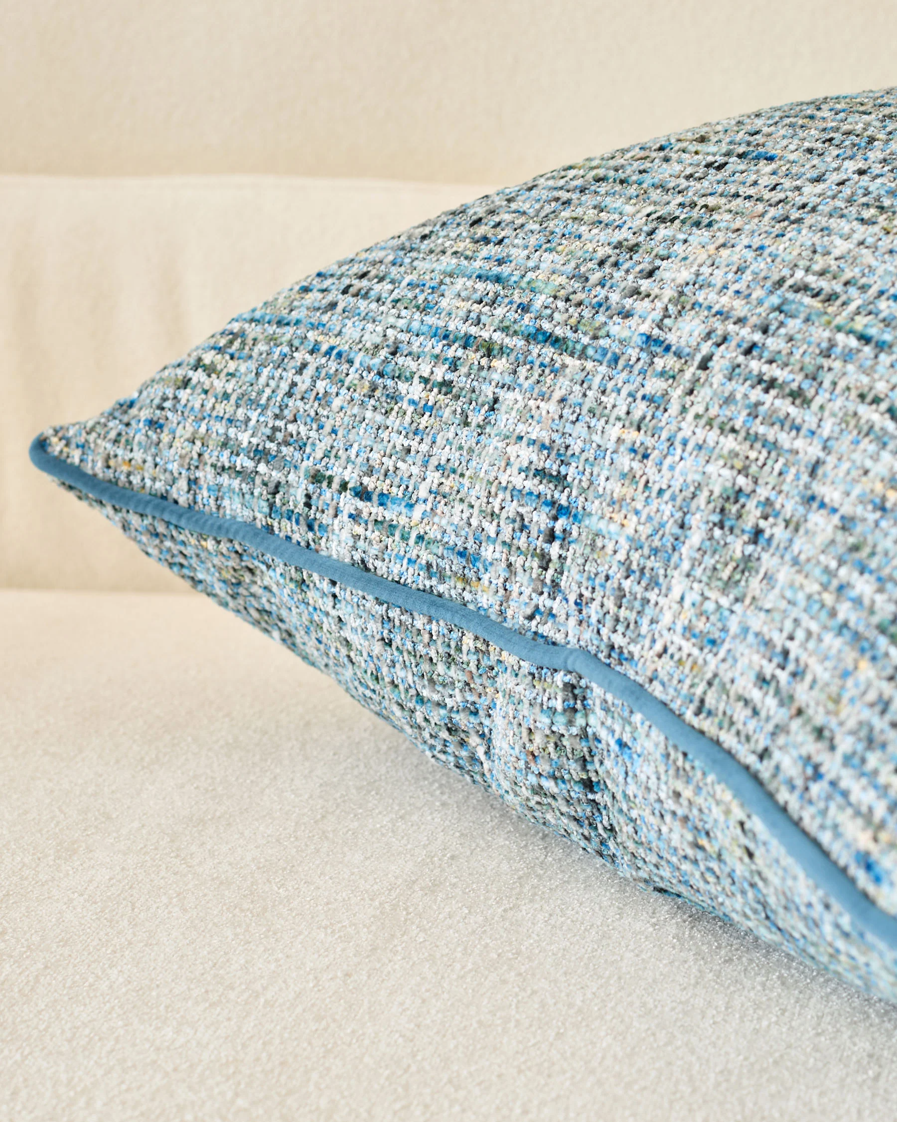 Callie blue large cushion - Image 2