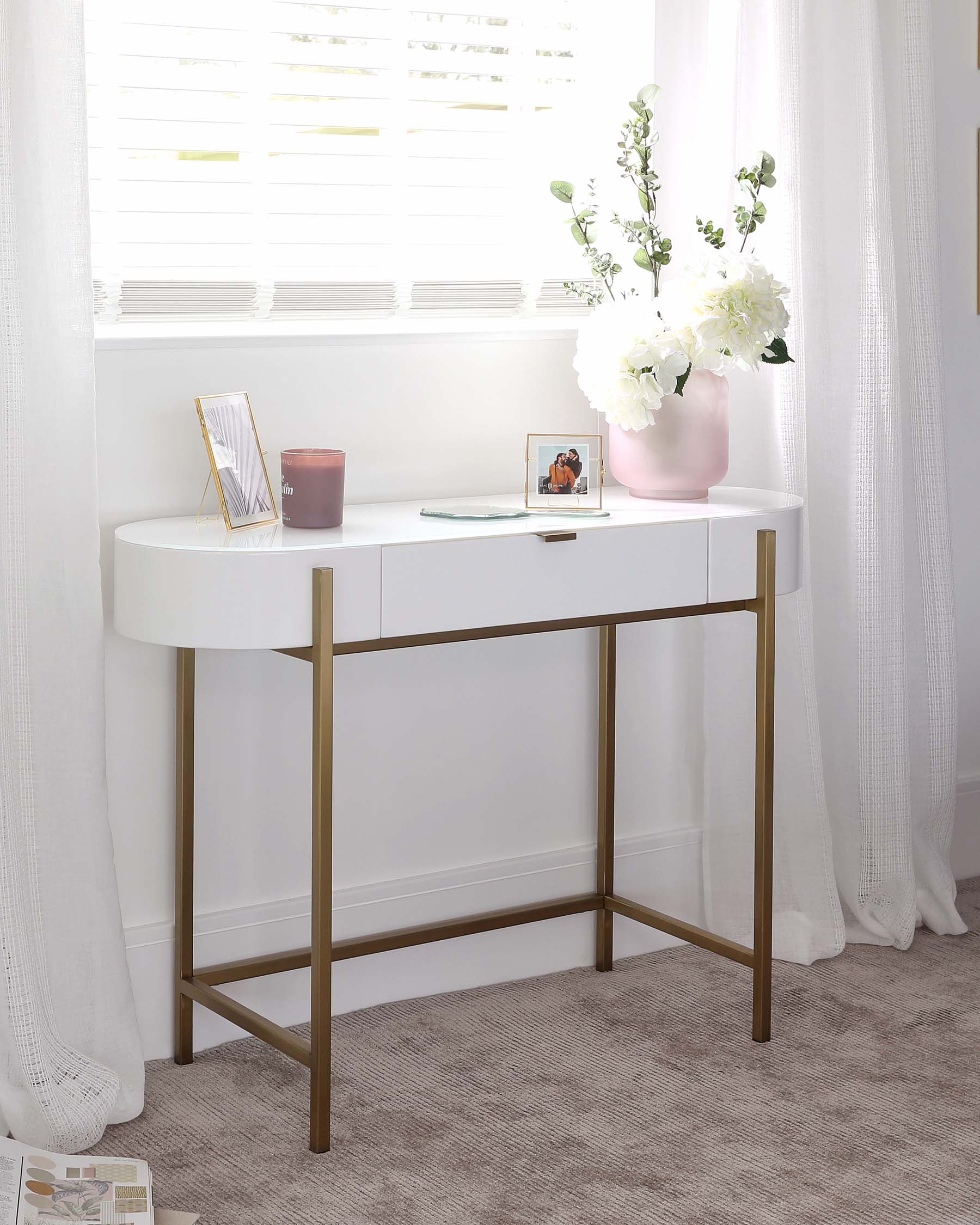 Carmen White Dressing Table - Image 2