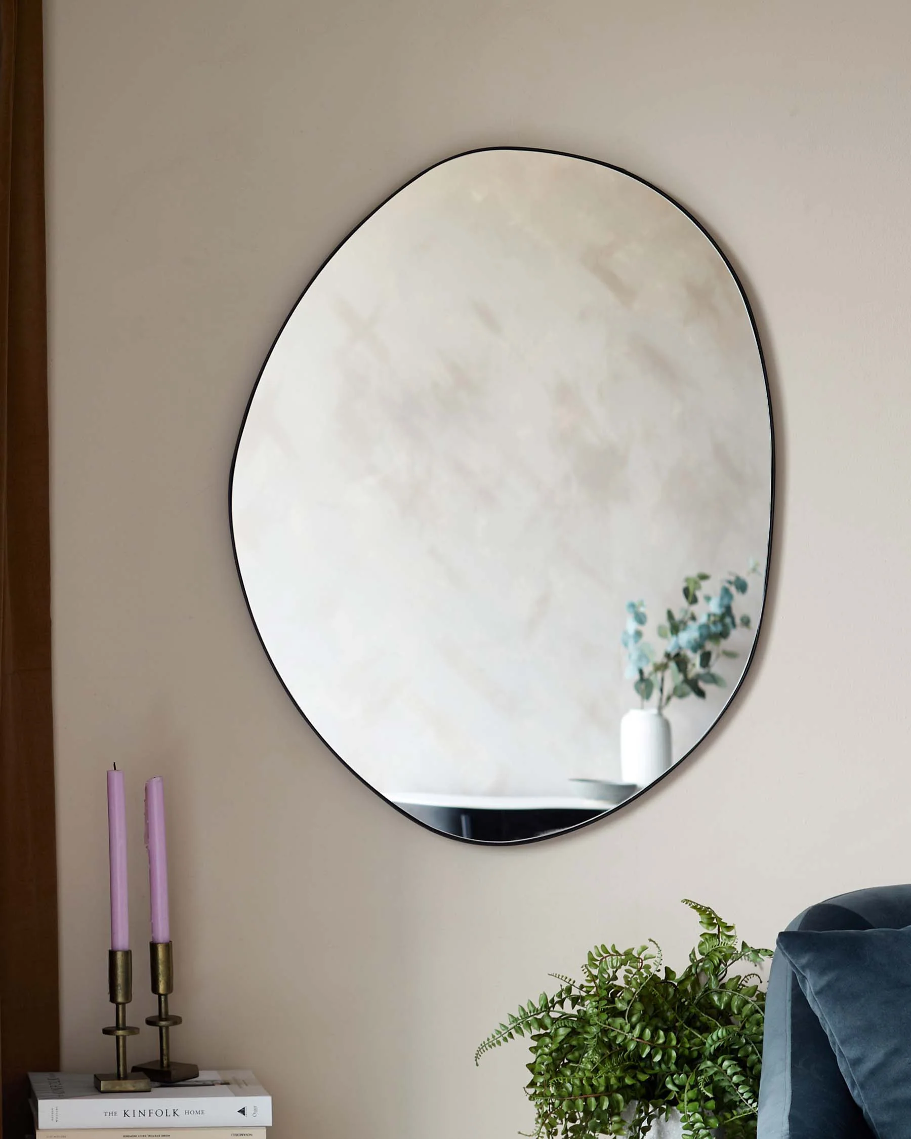 Caspian Medium Wall Mirror Black - Image 2