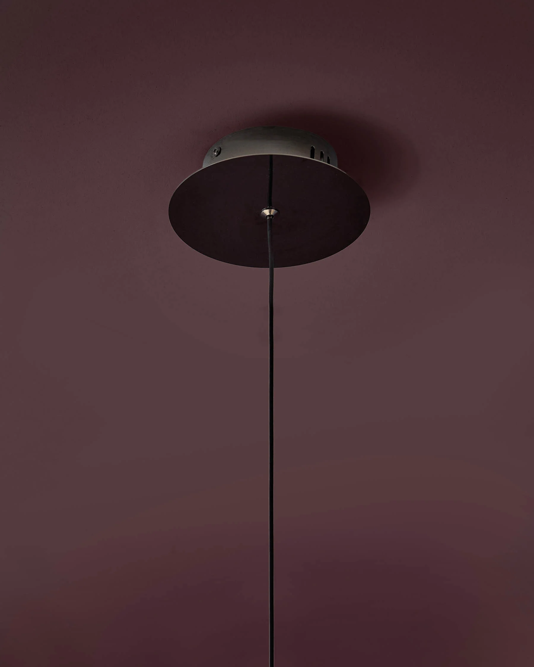 Chloe silver chrome glass LED single drop adjustable pendant light - Image 9