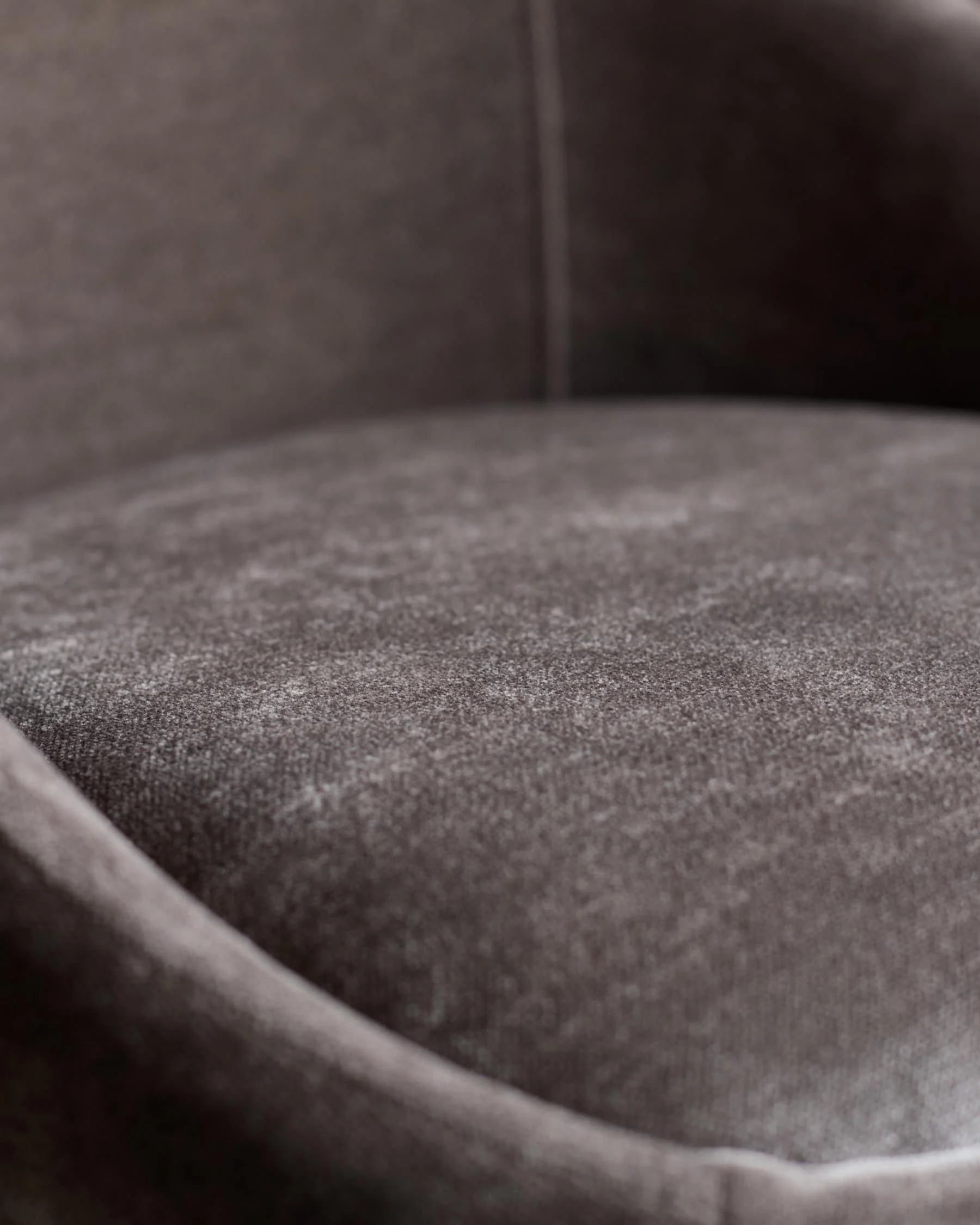 Cleo mocha fabric swivel bar stool - Image 7