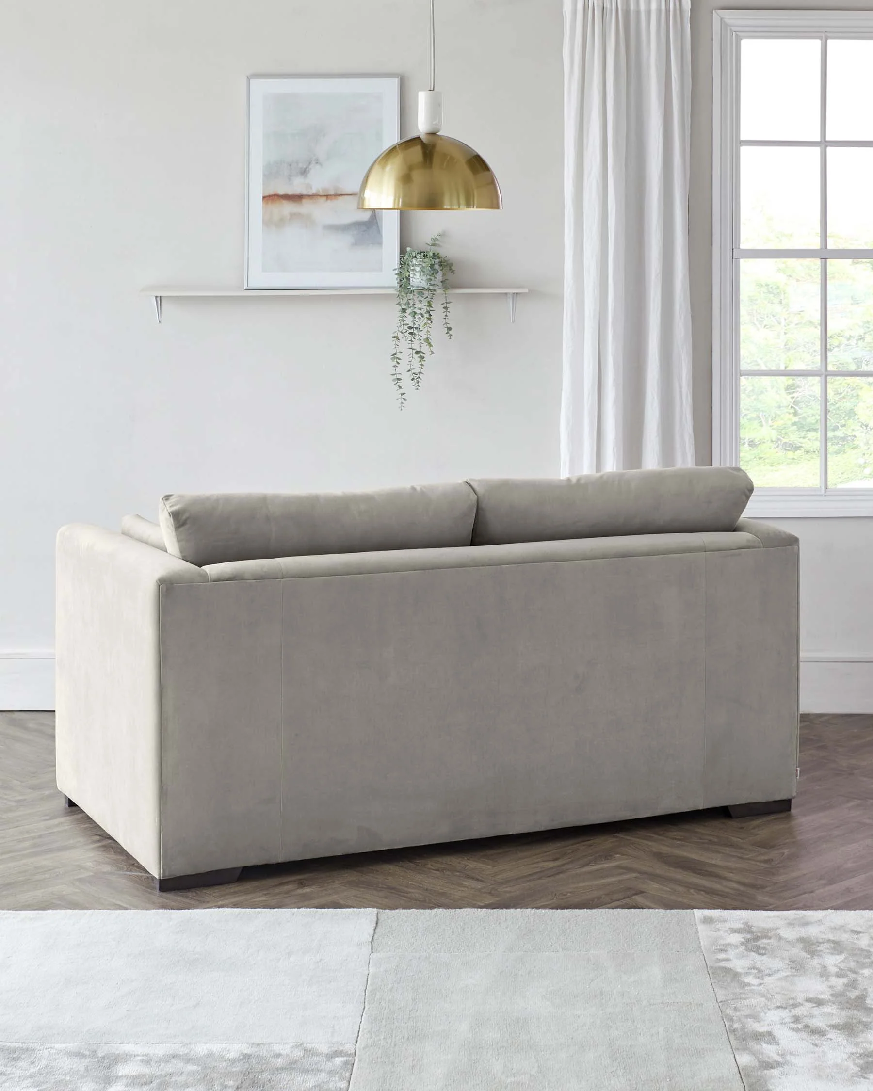 Daphne light grey weave swivel accent chair - Image 7