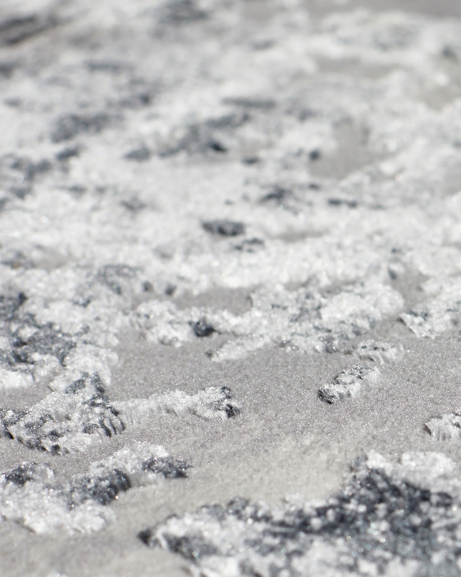 Distressed dark grey textured medium rug - Image 6