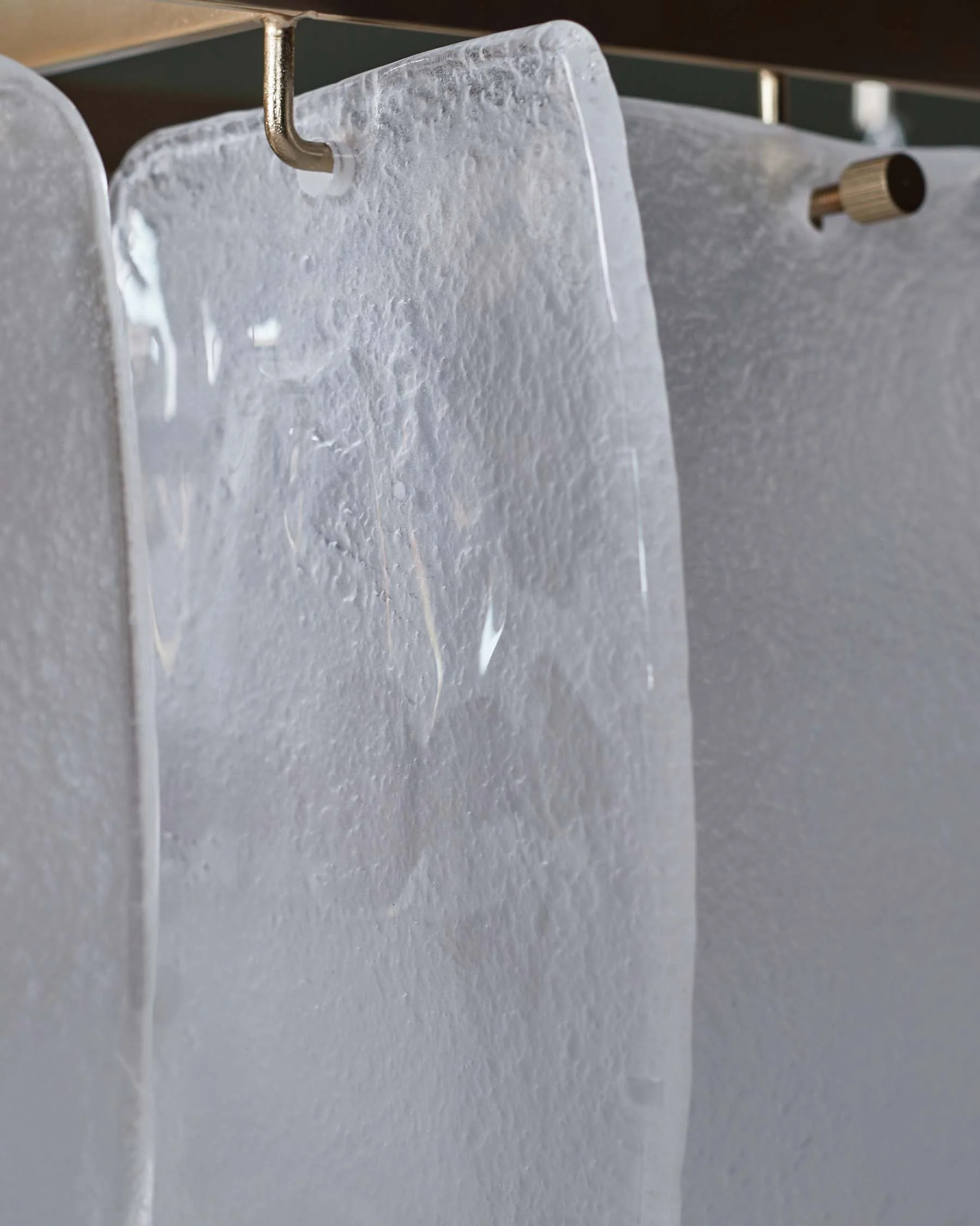 Estelle white glass adjustable pendant light - Image 5