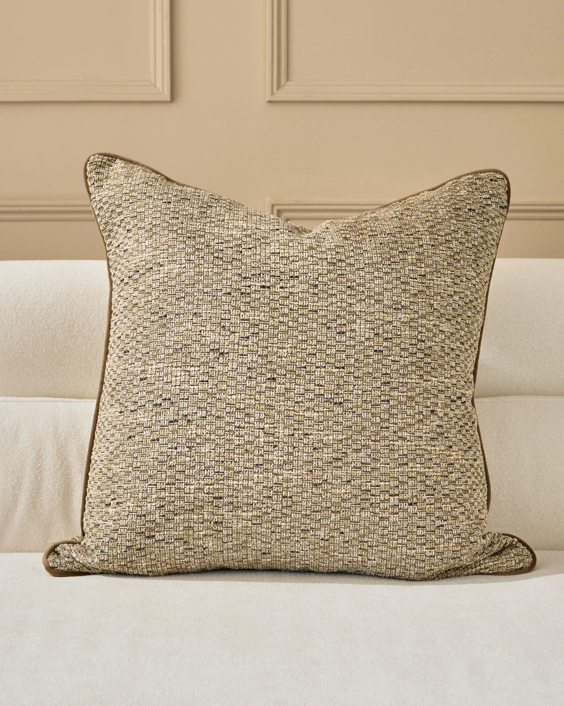 Fabian green large cushion