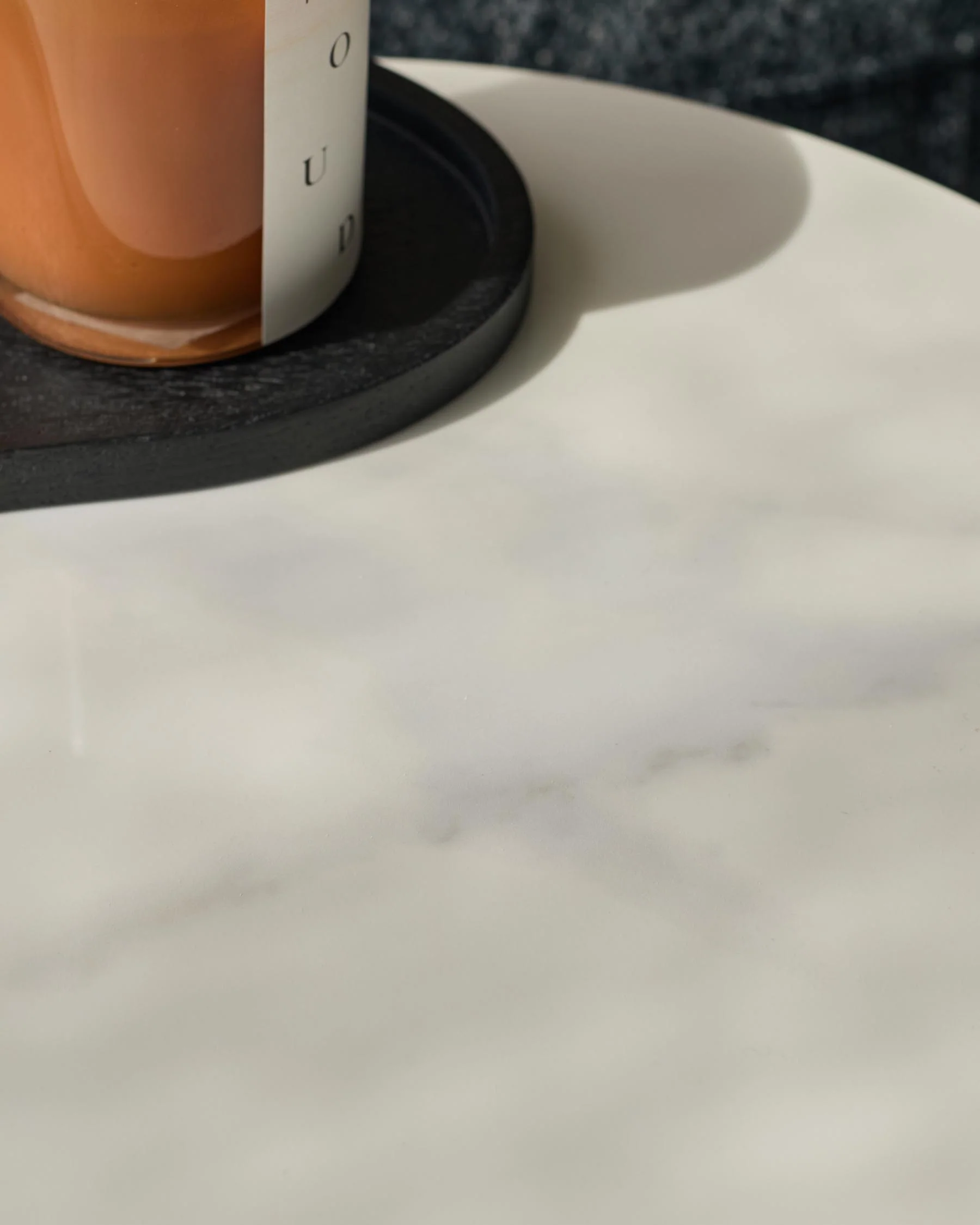 Hanne white ceramic coffee table and Hanne white ceramic side table set - Image 6