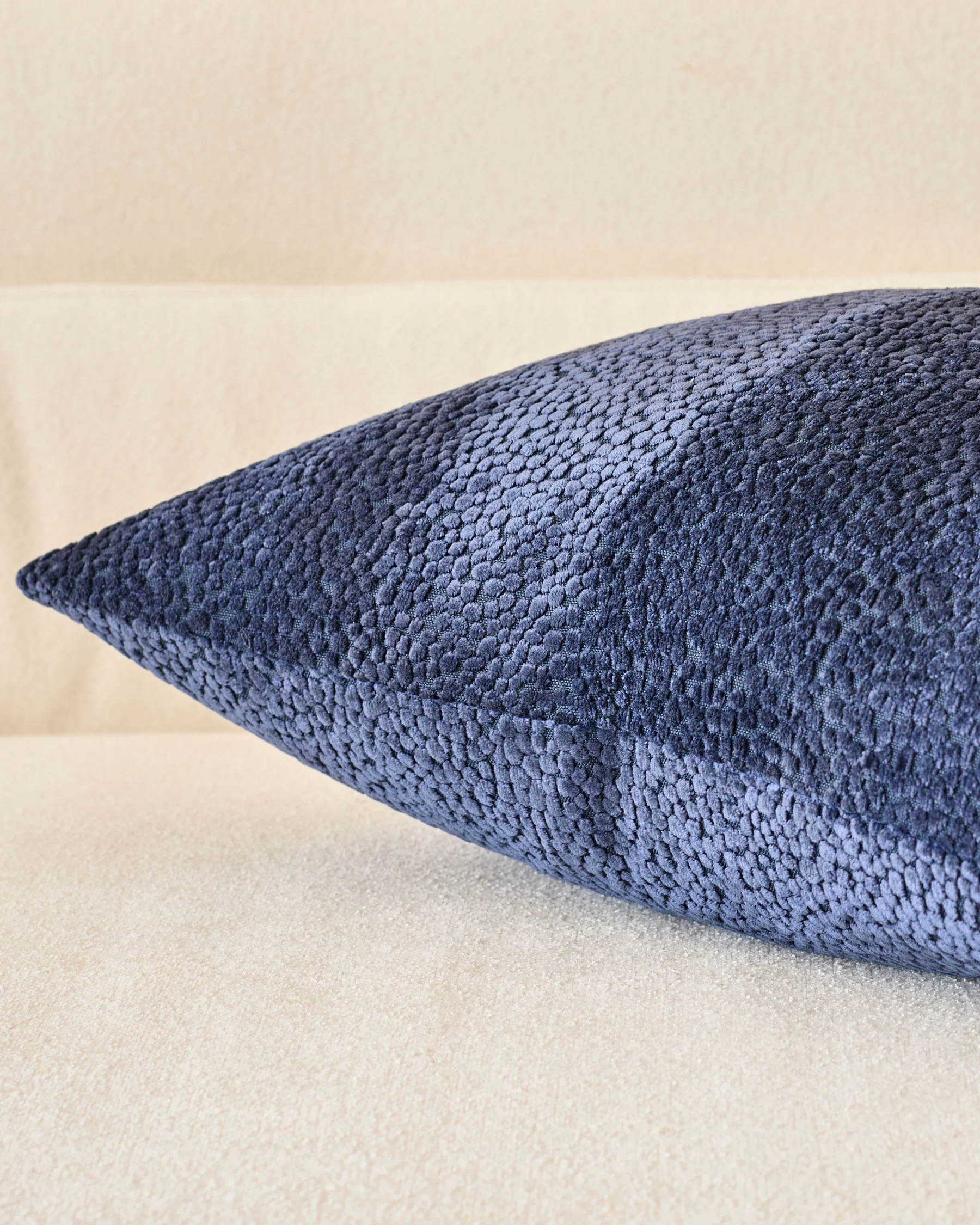 Harlene navy medium cushion - Image 4
