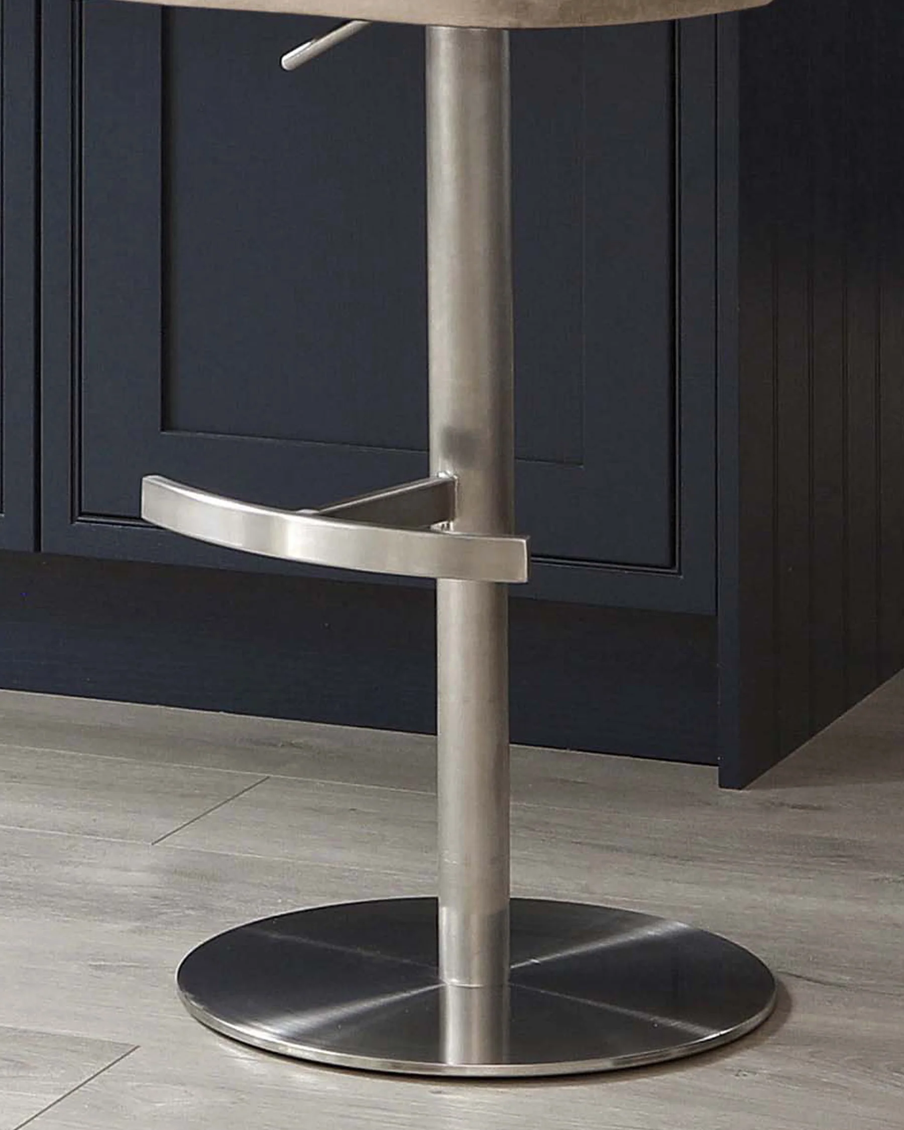 Harper Champagne Velvet Gas Lift Bar Stool - Image 5