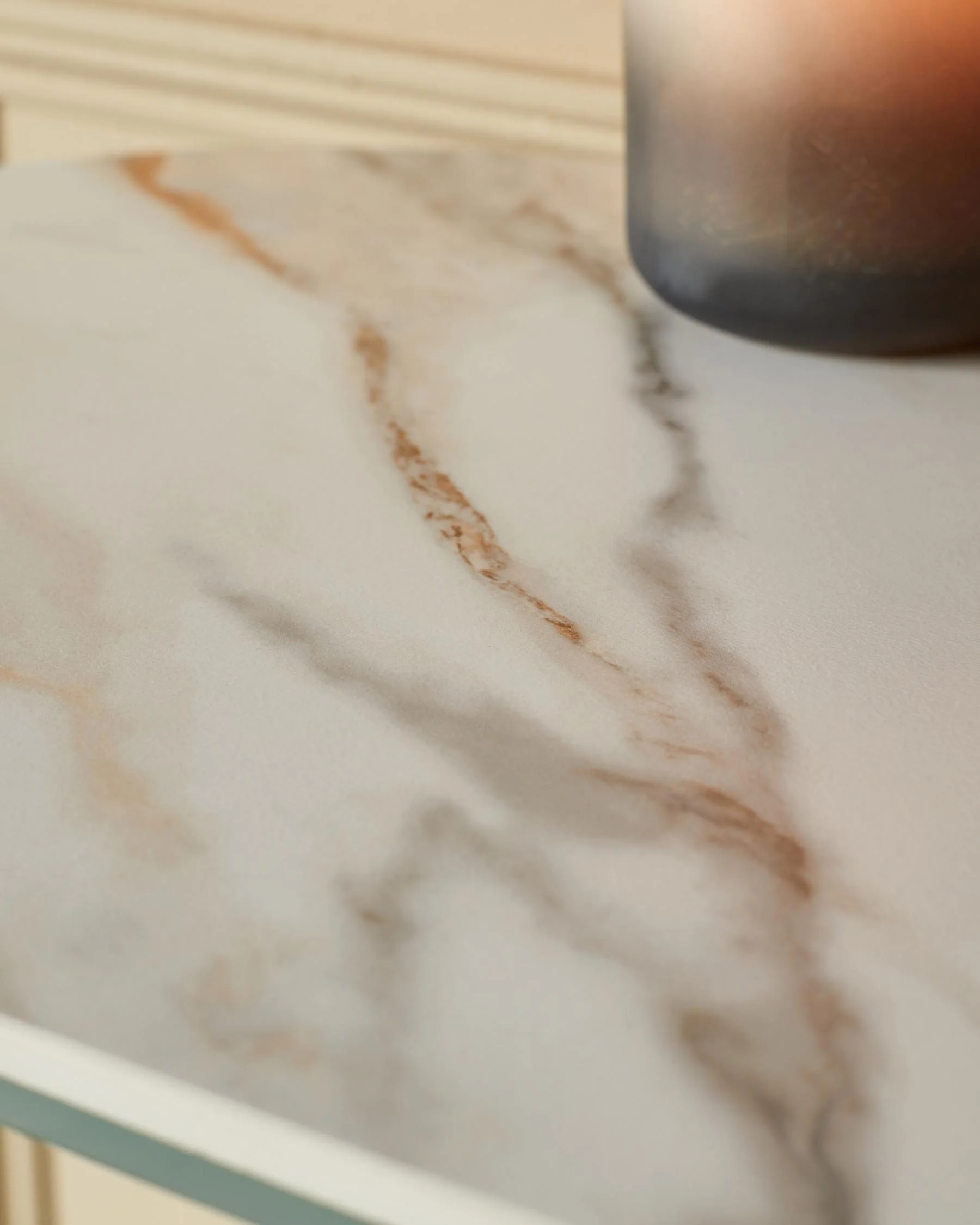 Isla natural ceramic console table - Image 2