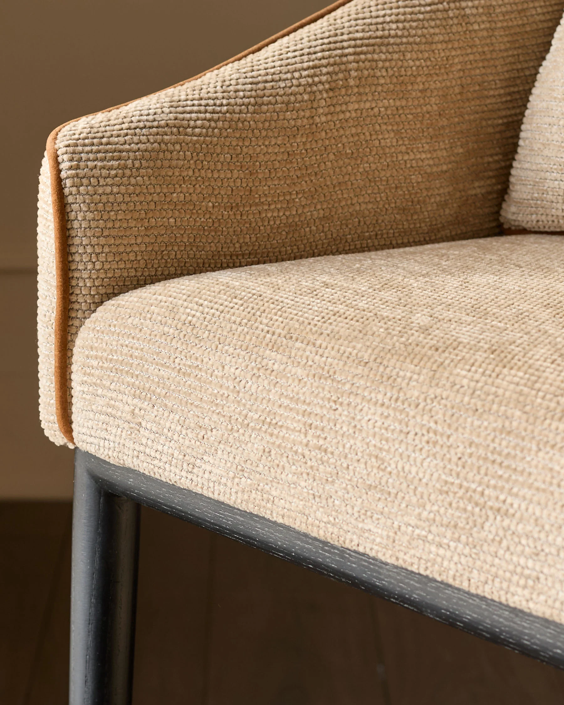 Julep honey chenille bar stool - Image 7