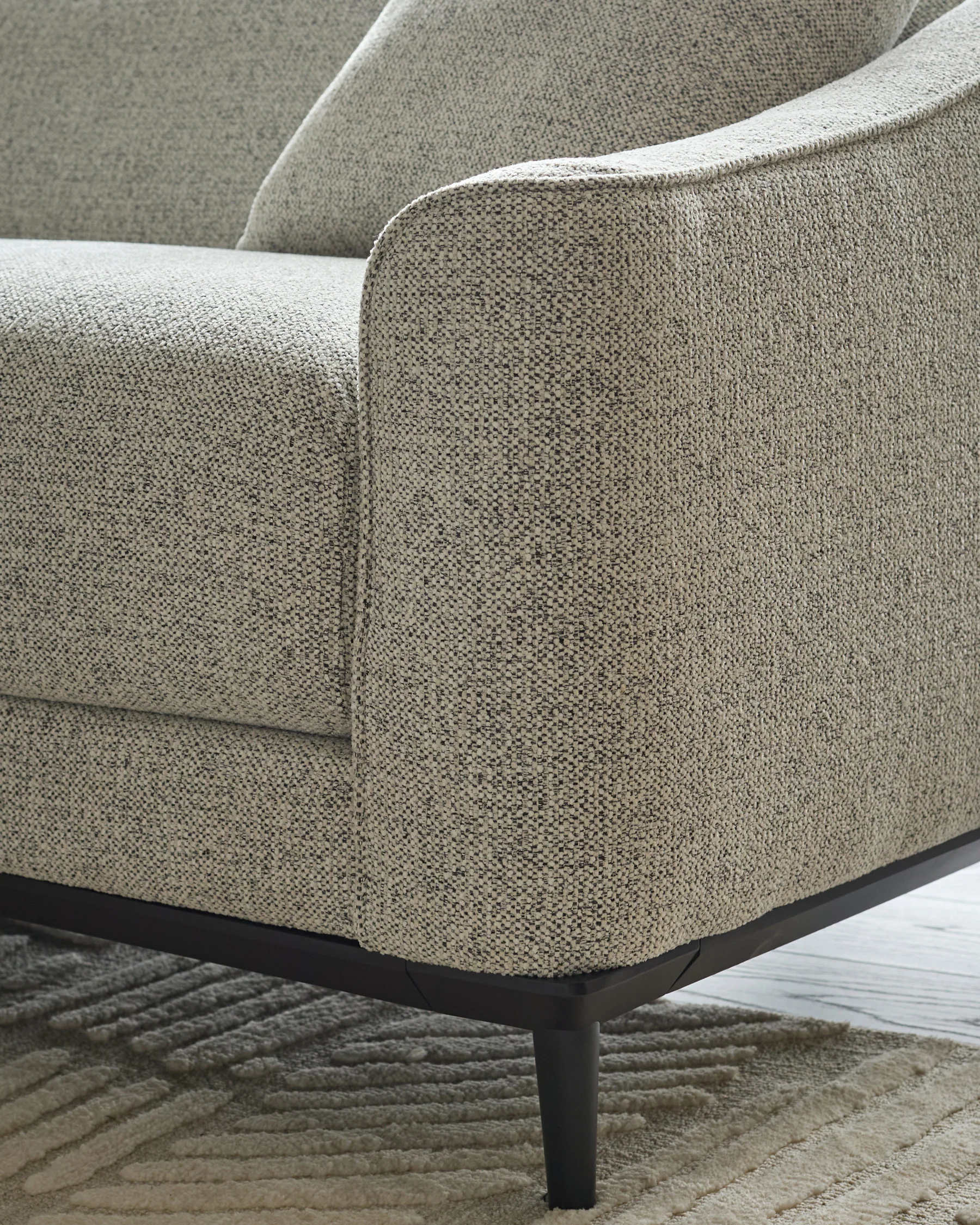 Julep grey fabric 2 seater sofa - Image 8