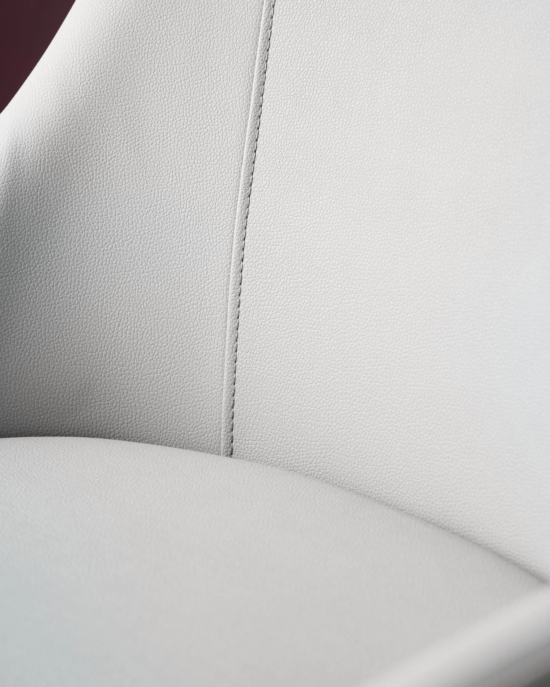 Kyro Light Grey Faux Leather Dining Chair - Image 7