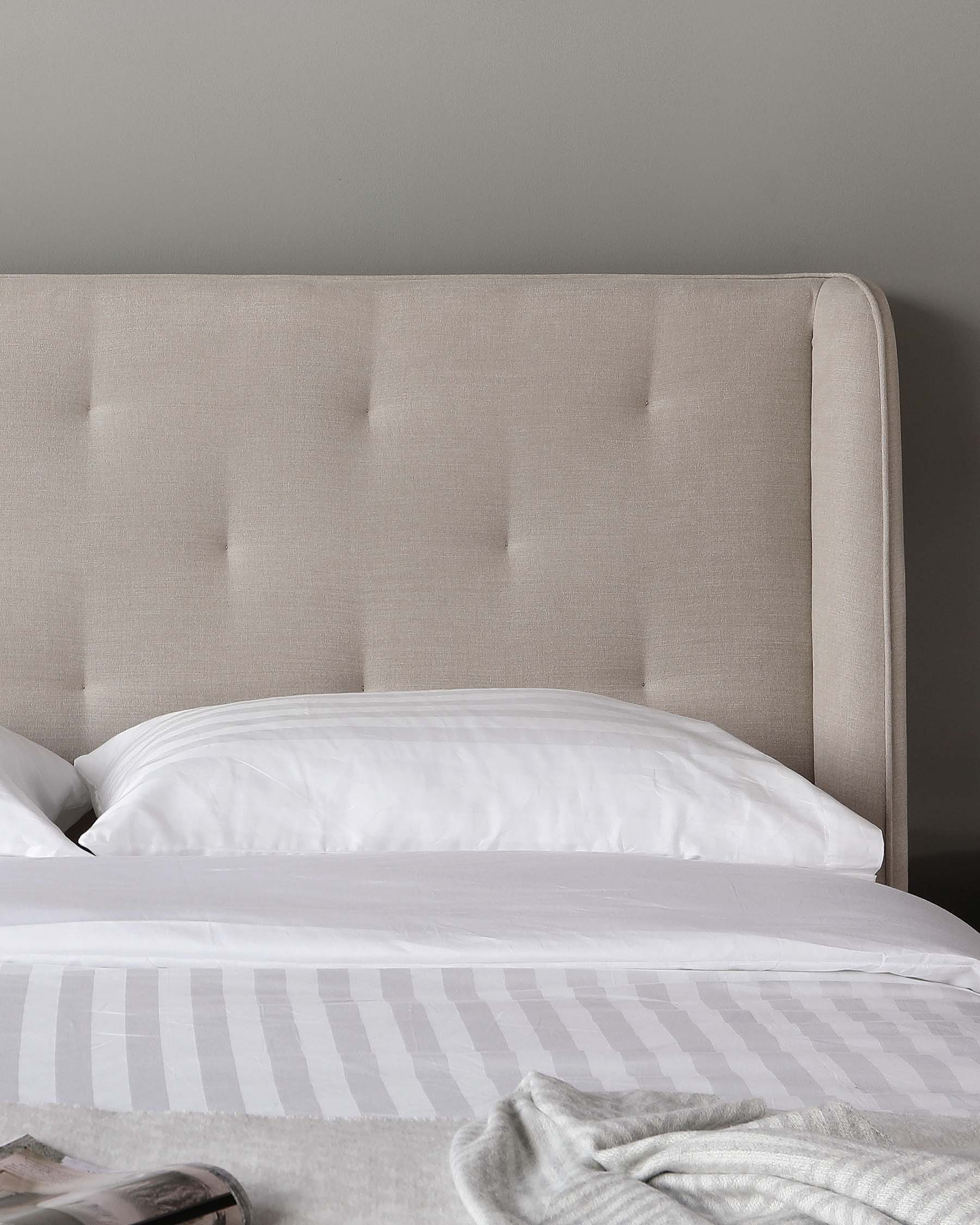 Lenora Cream Fabric Double Ottoman Storage Bed - Image 6
