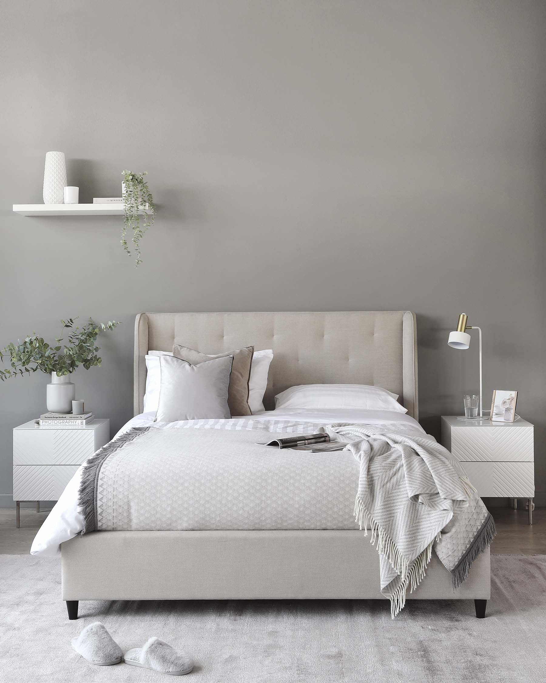 Lenora Cream Fabric King Size Ottoman Storage Bed - Image 3