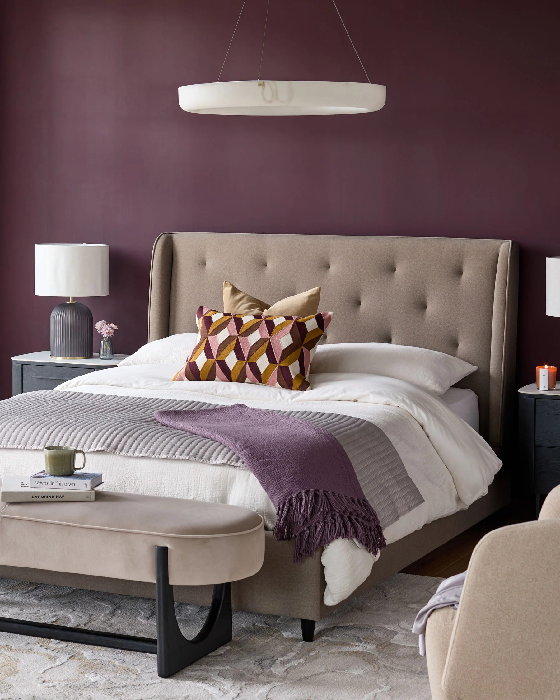 Lenora mocha fabric super king ottoman storage bed - Image 2