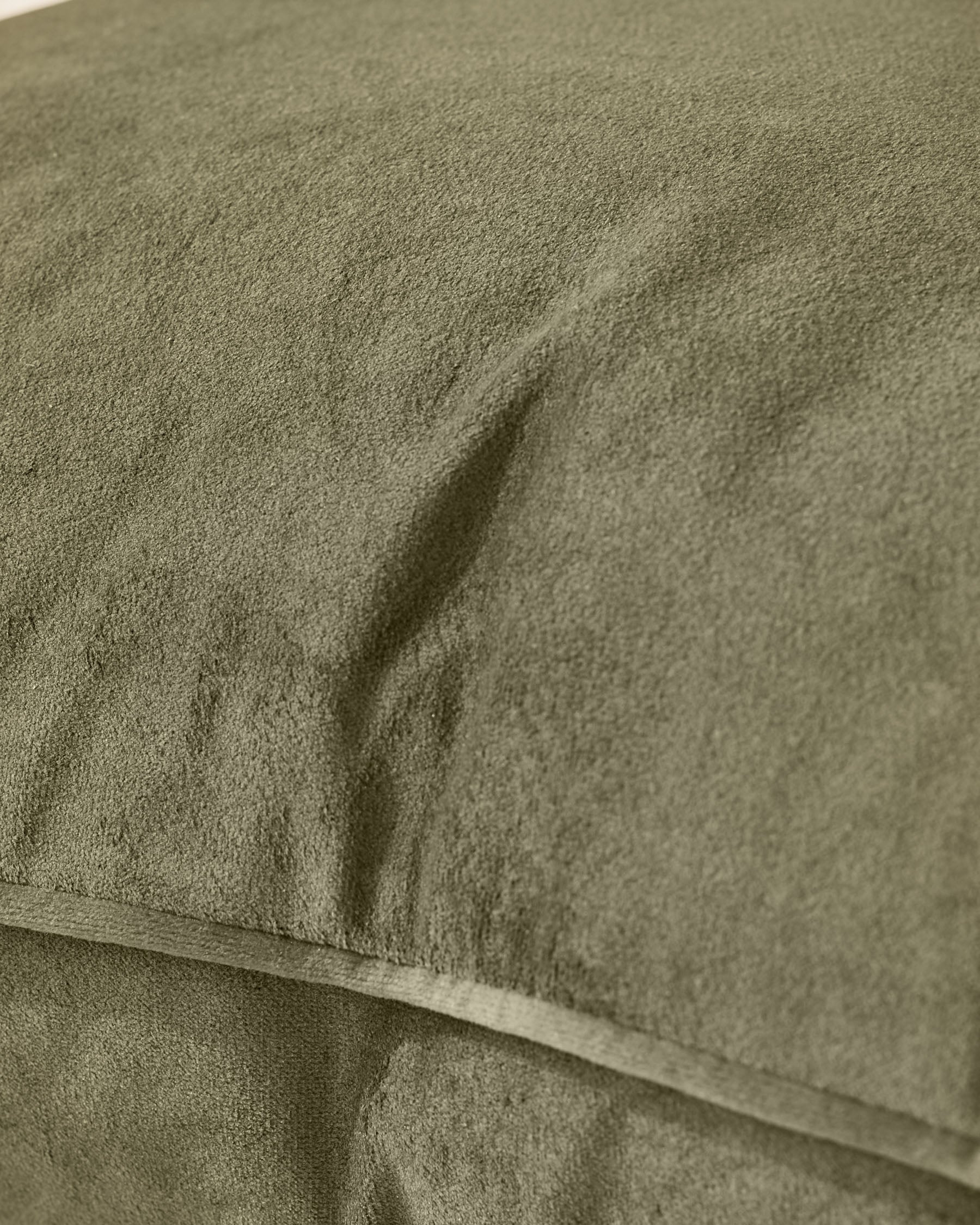 Luca olive green large cushion - Image 6