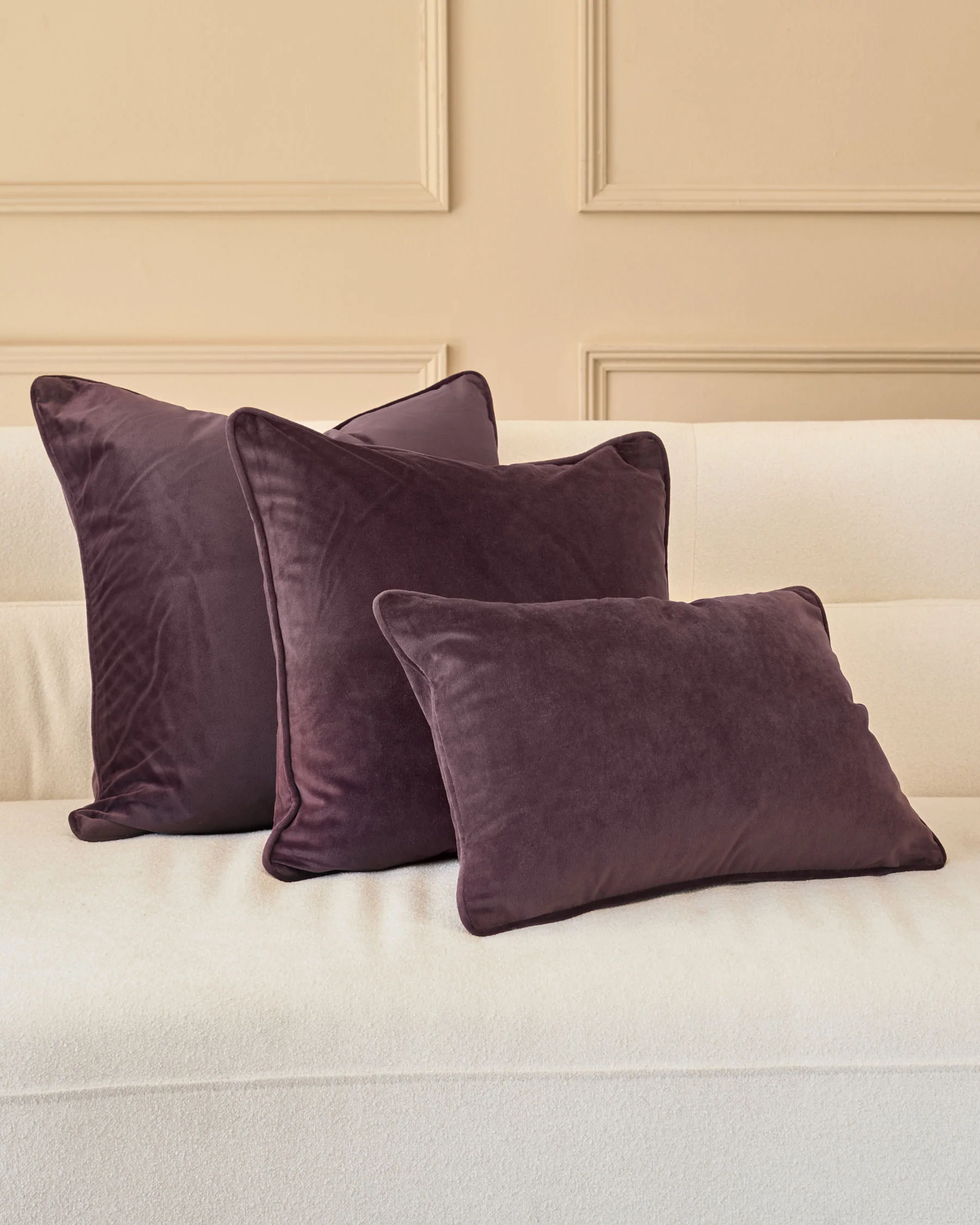 Luca mulberry medium cushion - Image 3