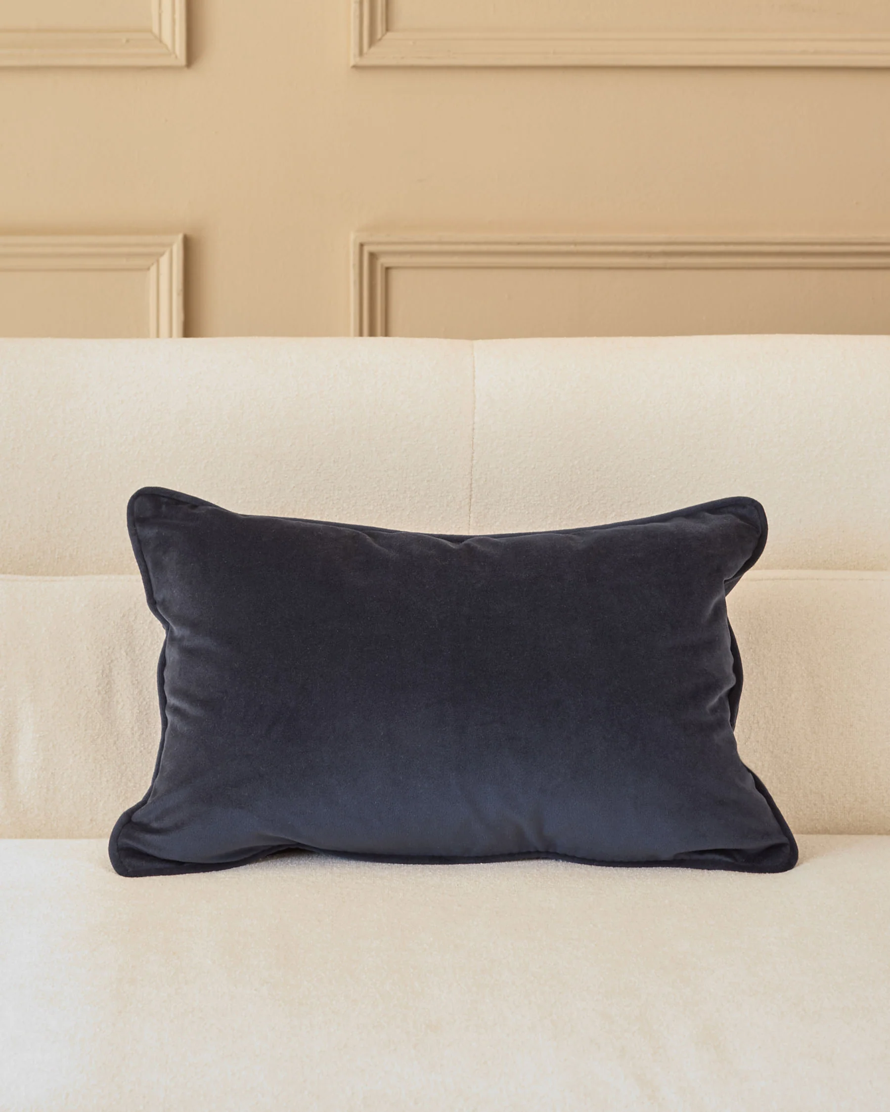 Luca navy rectangle cushion