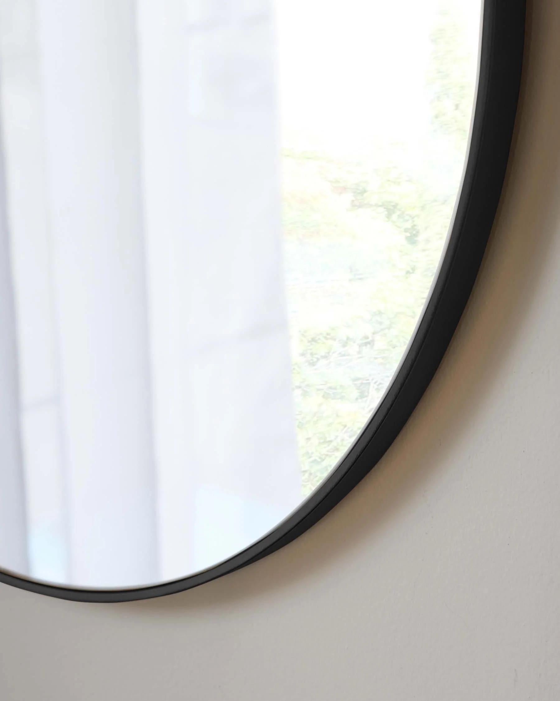 Malva Medium Wall Mirror Black - Image 3