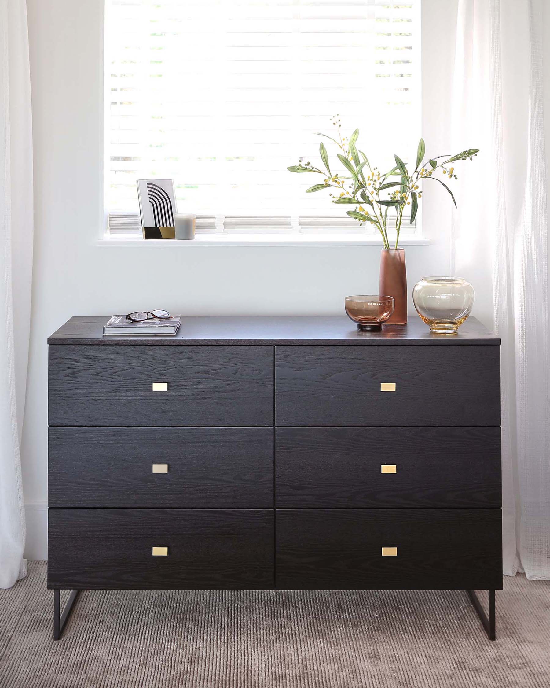 Odele Black Ash Chest Of Drawers - Image 2