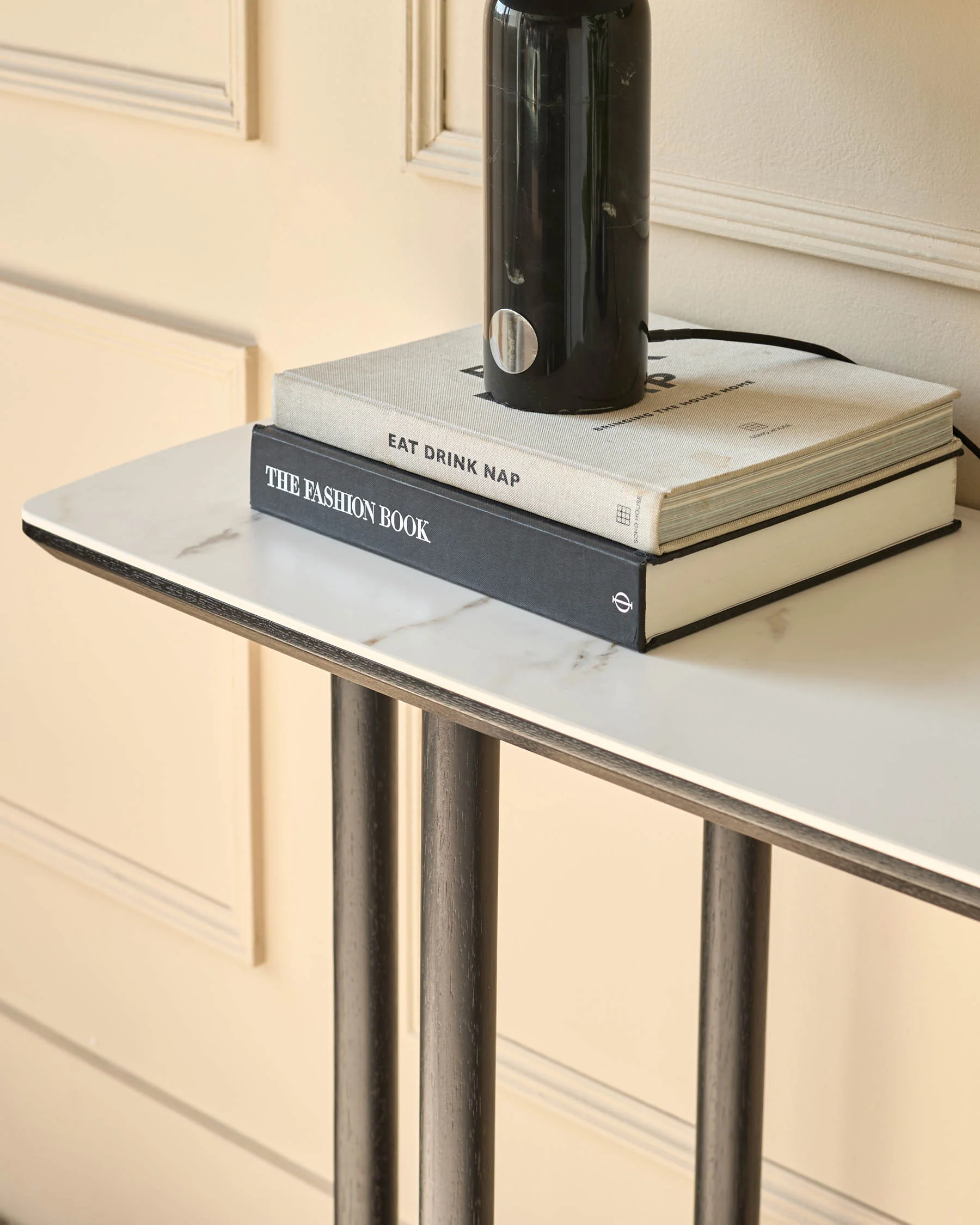 Orlan natural ceramic console table - Image 5