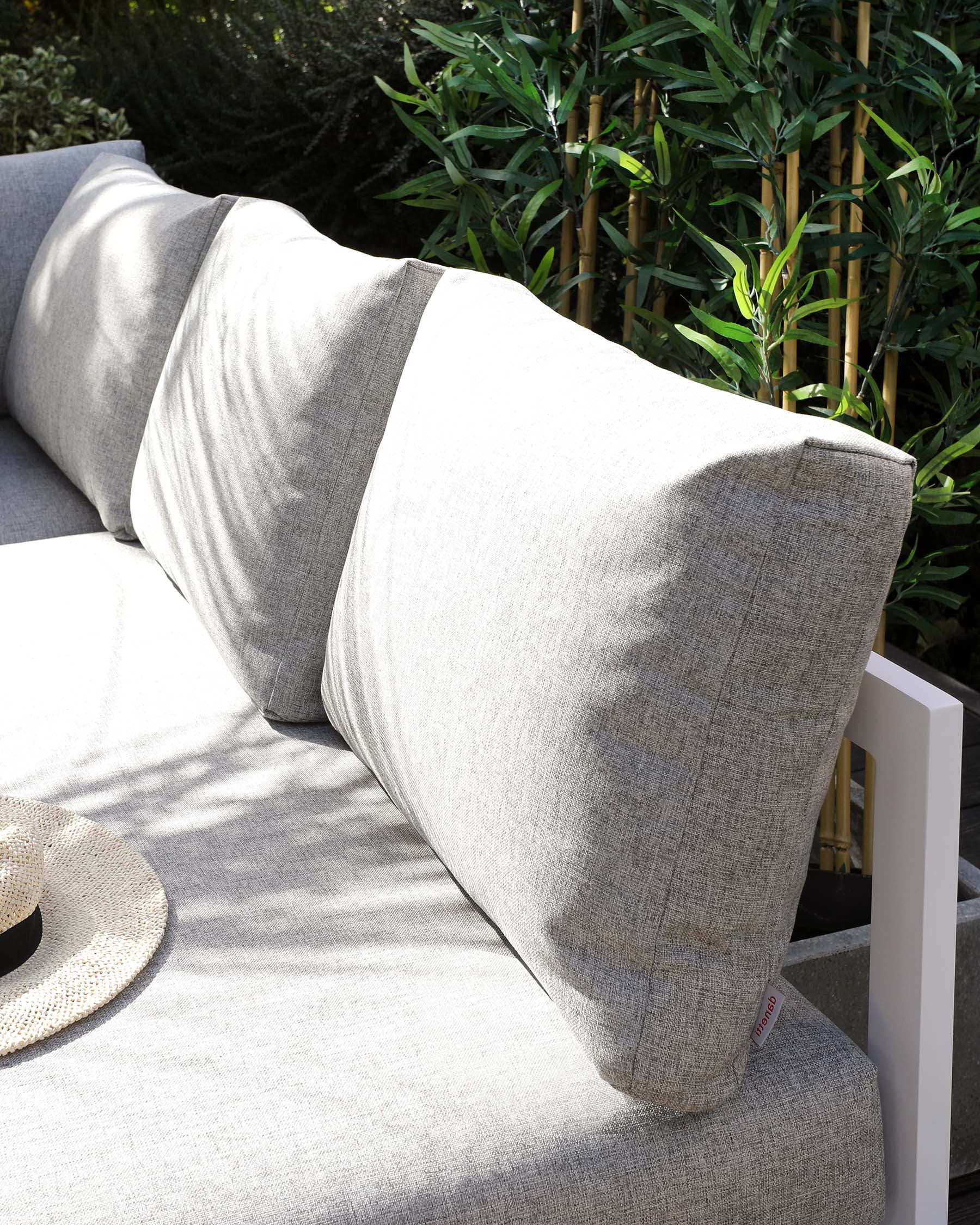 Palermo White Right Hand Corner Garden Dining Bench - Image 3