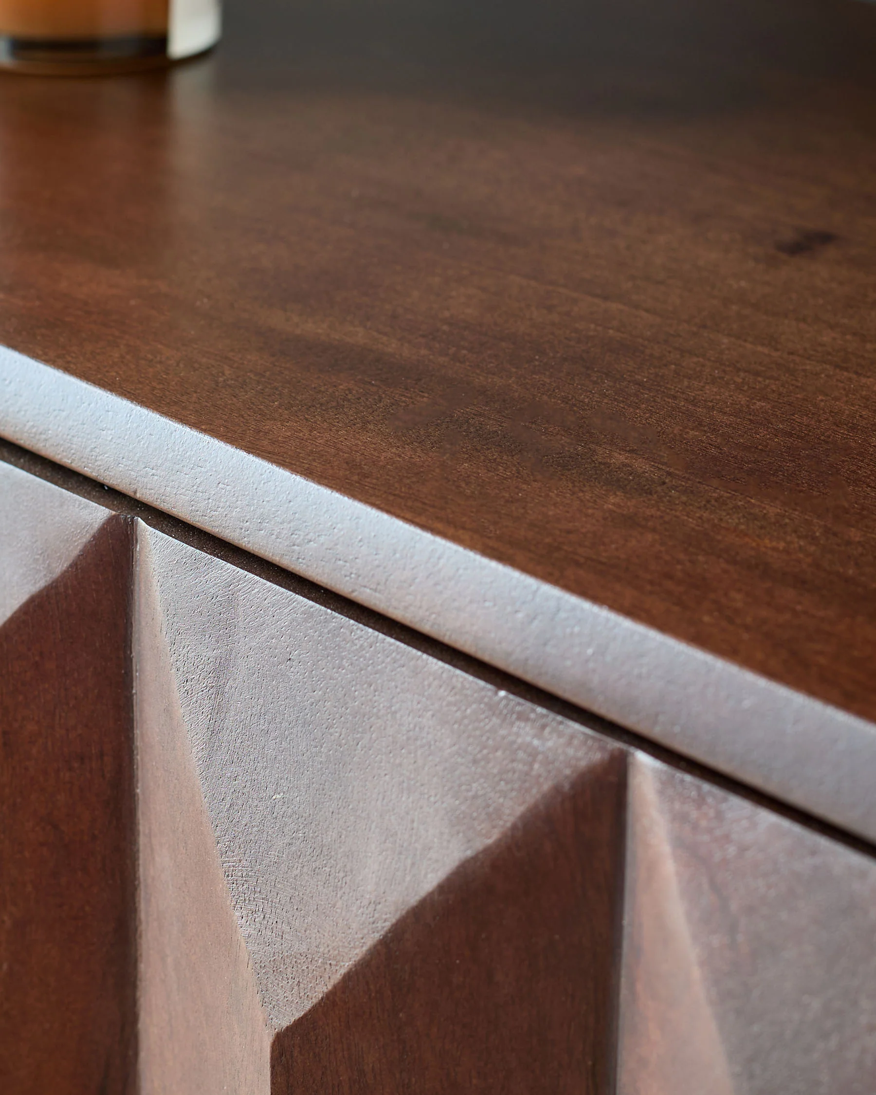 Ria dark wood large sideboard - Image 5