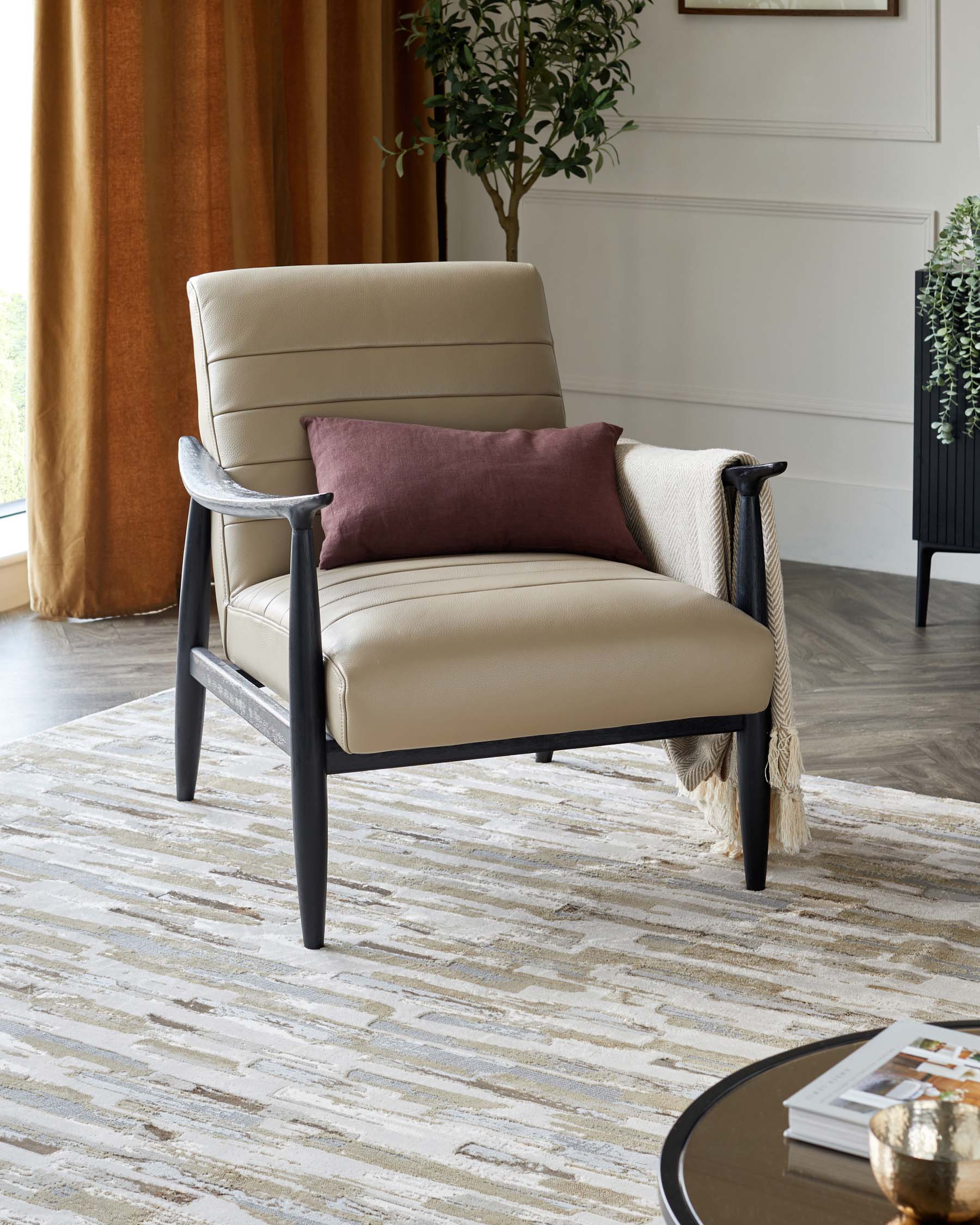 Rowan mixed metallics textured medium rug - Image 4