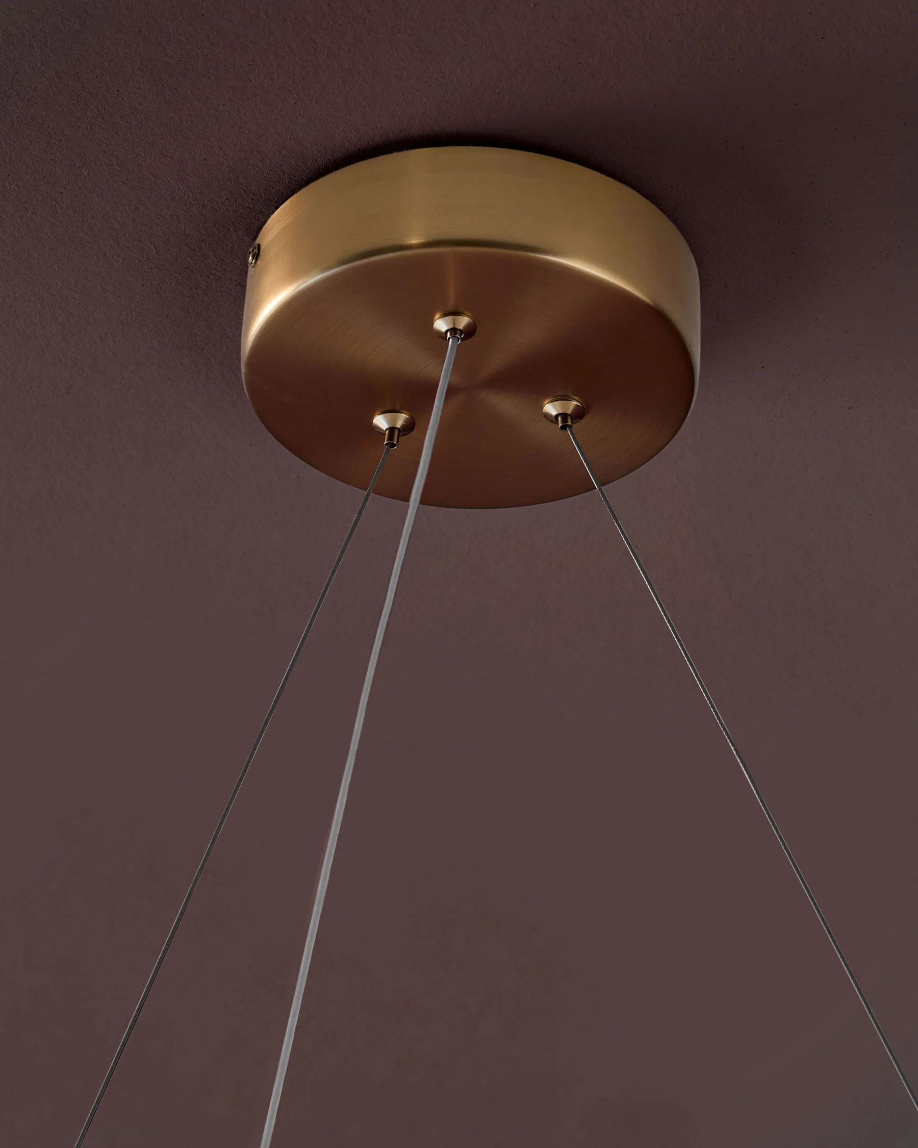 Sadie natural alabaster effect large round pendant light - Image 8