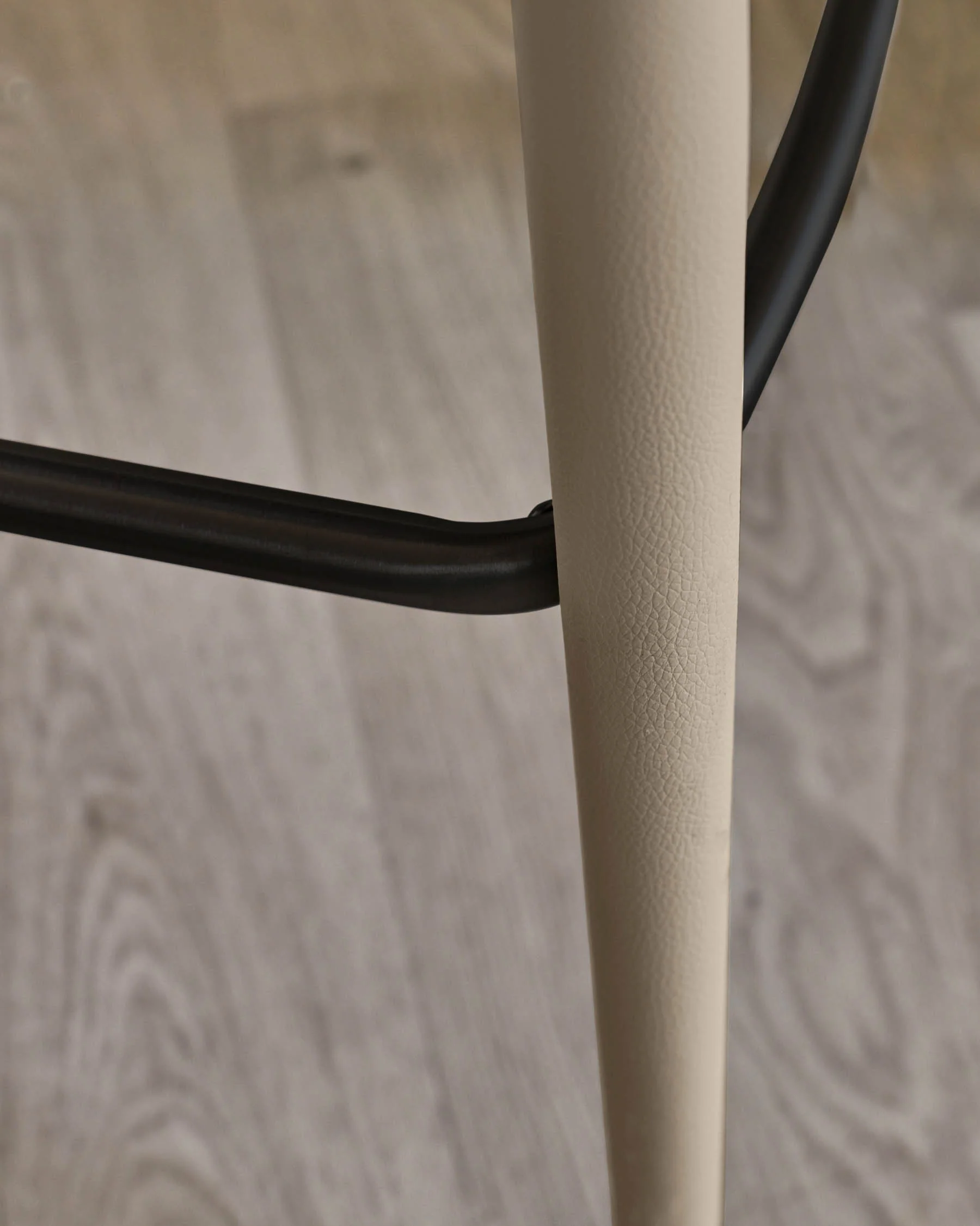 Saylor natural faux leather bar stool - Image 6