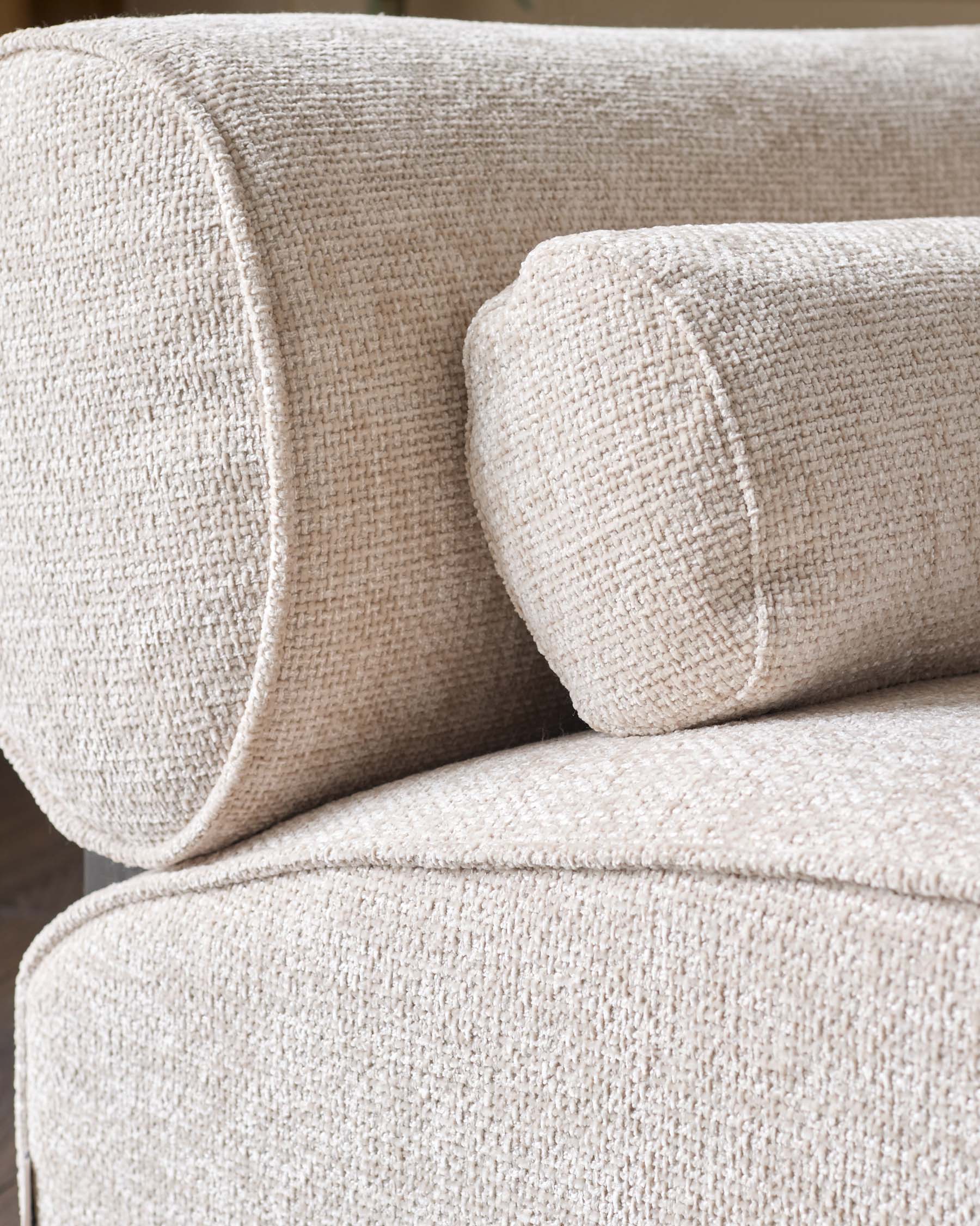 Sofia natural fabric accent chair - Image 4