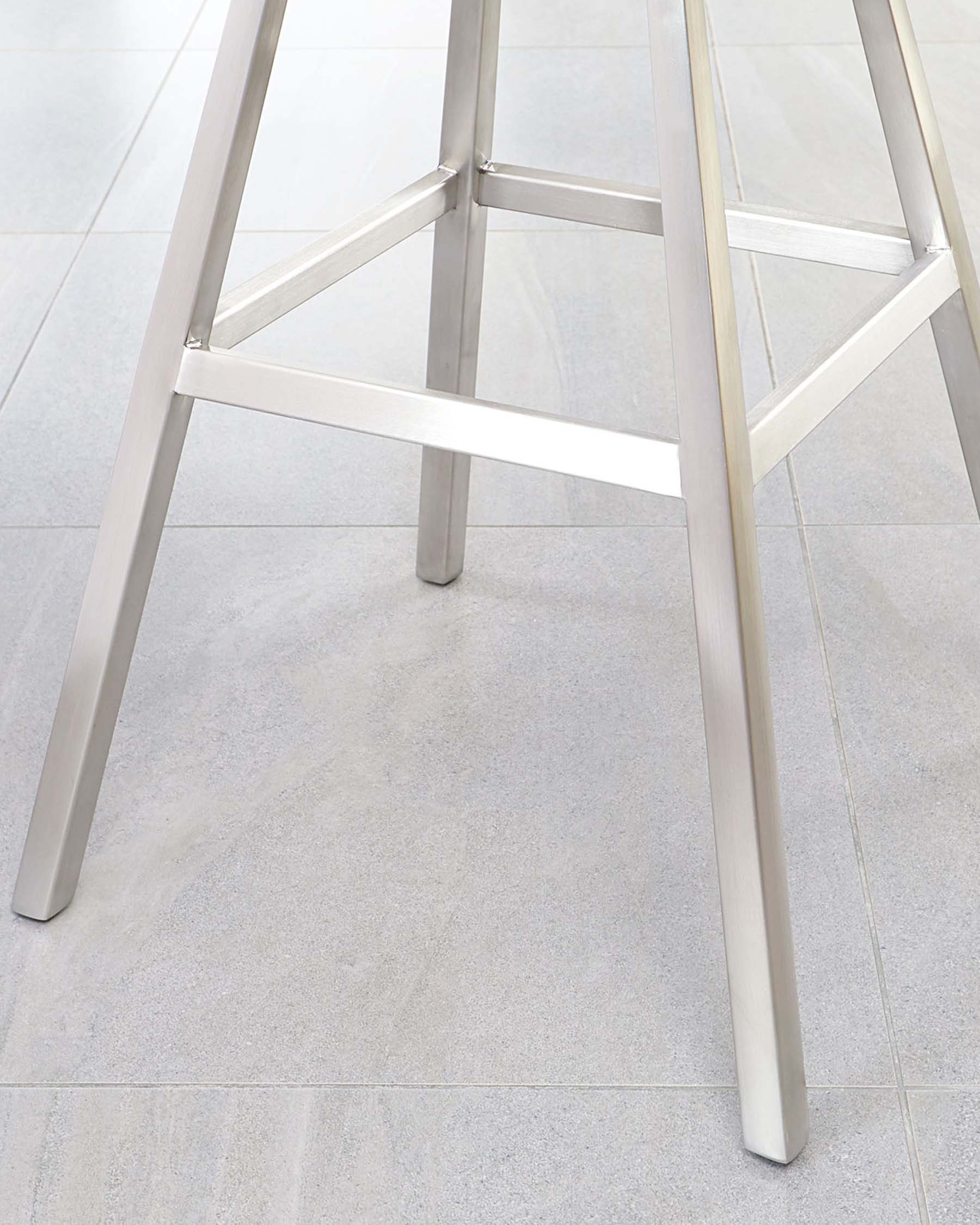 Theo Dark Grey Faux Leather Swivel Bar Stool - Image 4