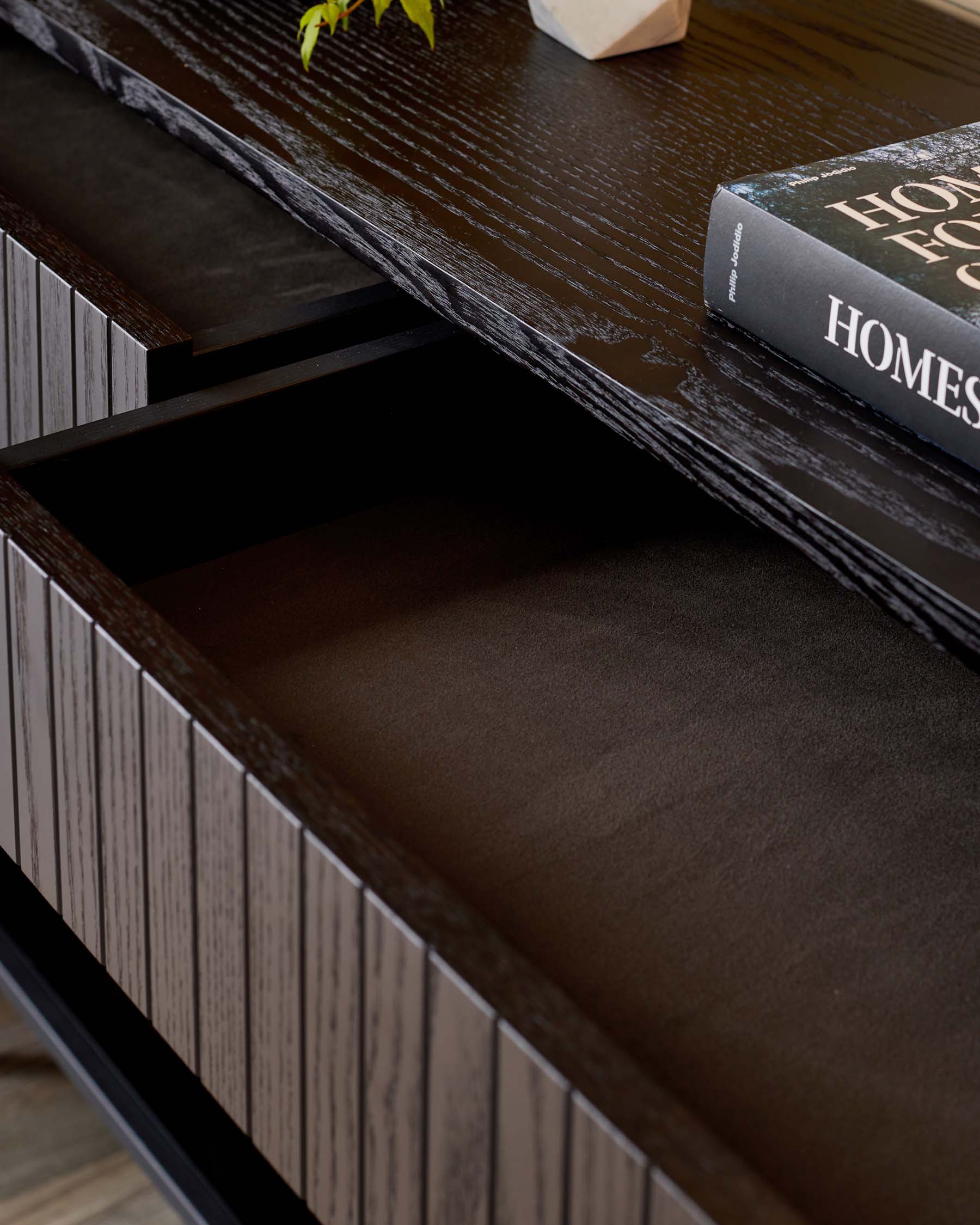 Toronto Dark Ash Console Table - Image 3
