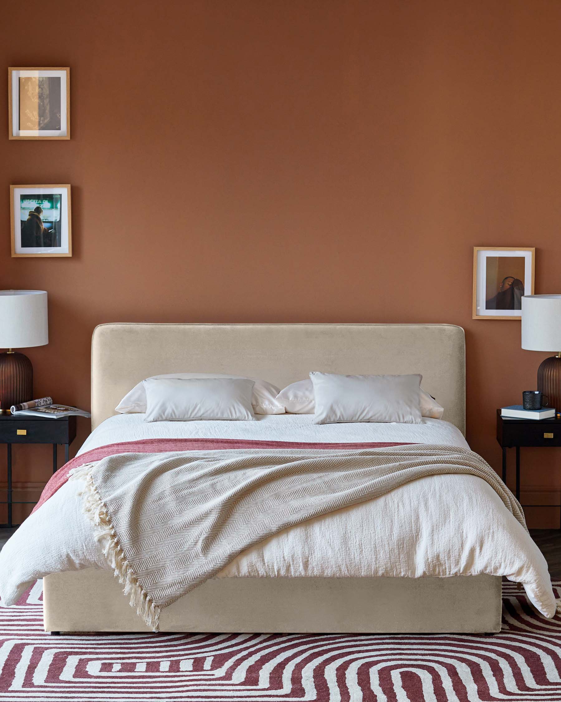 Turin champagne velvet super king ottoman storage bed - Image 3