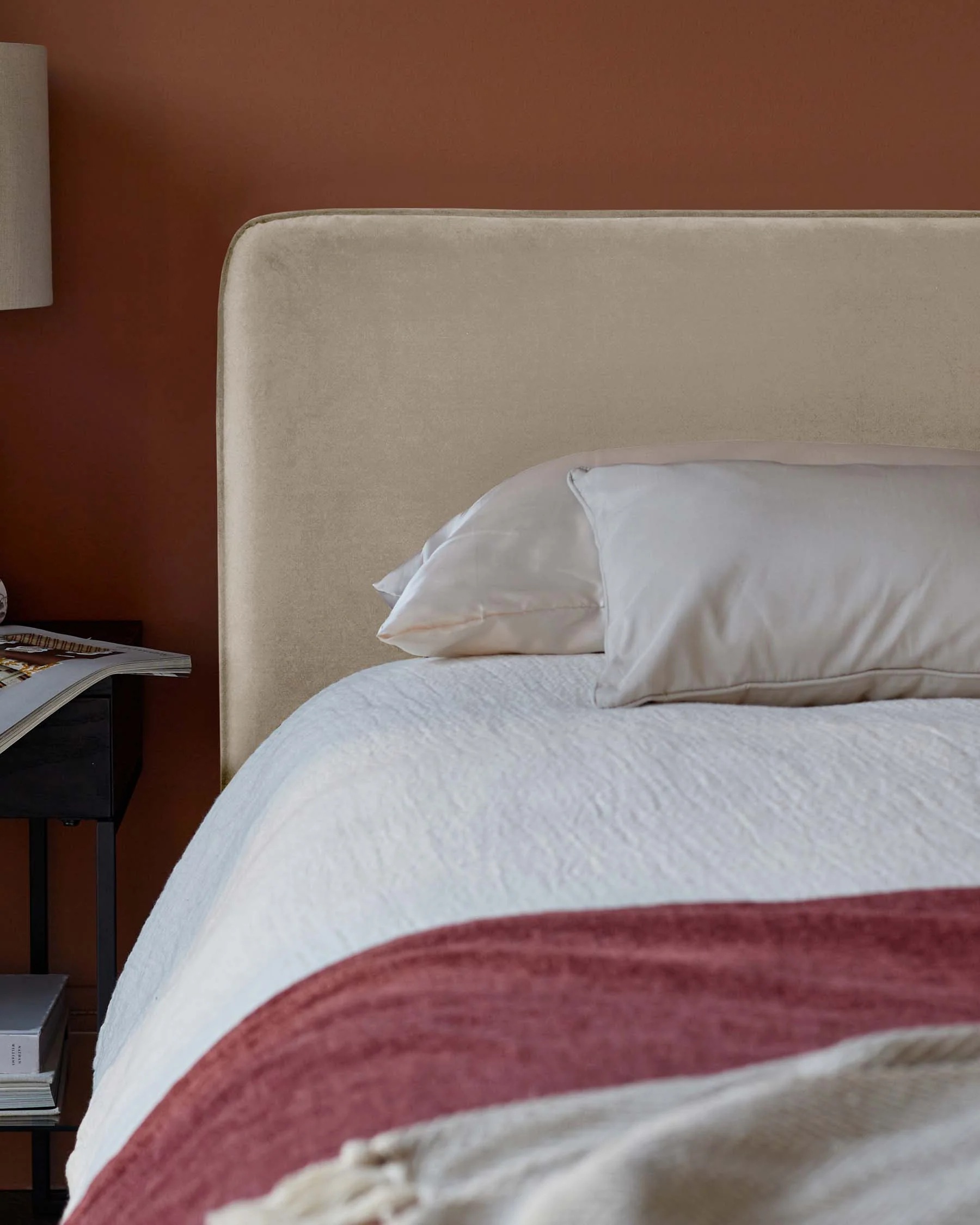 Turin champagne velvet super king ottoman storage bed - Image 4